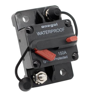 China Boats 120 Amp Car Automobile Audio Marin 12V-48V Super Stud Quality Manual Reset Circuit Breaker for sale