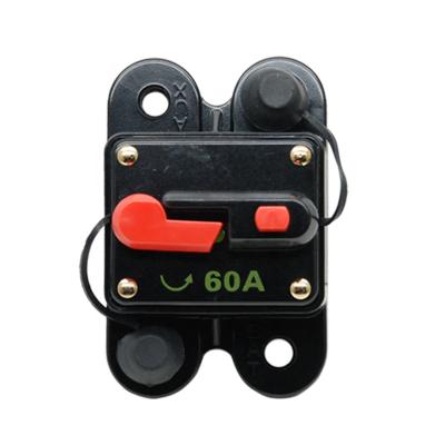 China Boats Car Protection 50A-300A 12V-24V DC Manual Reset Fuse Audio Circuit Breaker for sale