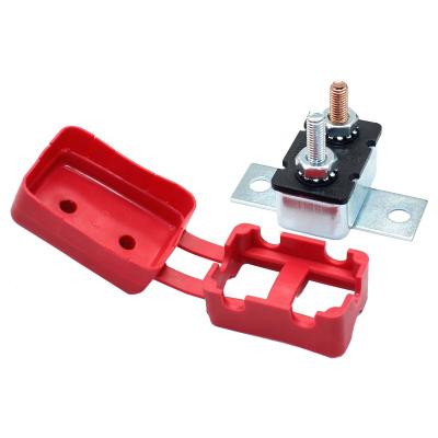 China Kuoyuh Marine Kuoyuh 50V 35A Boat /Bus Boat MCB Auto Reset Battery Circuit Breaker With Red Cover for sale