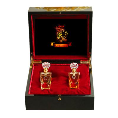 China Factory wholesale custom luxury wooden perfume storage box handmade for perfume bottles for sale