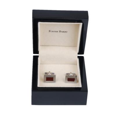 China Watch Packaging Factory Wholesale Cufflink Gift Box for sale