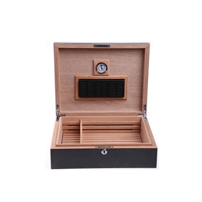 China Handmade Factory Wholesale Custom Wooden Cigar Humidor Box for sale