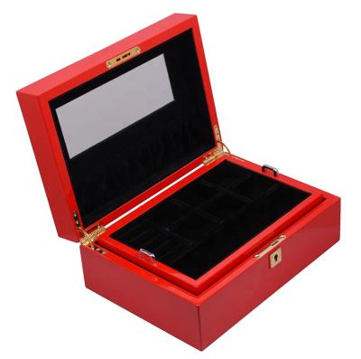 China Factory Wholesale Custom Wooden Ring Packaging Jewelry Box for sale