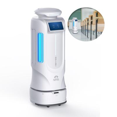 China New Hotels Multi-Function Spray Lamp Automatic Recharged UV UV Robot For Hospital for sale