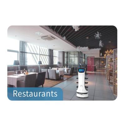 China Professional and Accurate Delivery Robot Artificial Intelligence Food Service Restaurant Food Delivery Robot for sale