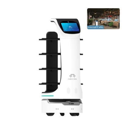 China Artificial Intelligence Delivery Robot Electric Smart Personal Intelligent Modular Food Delivery Robot OEM Service Robot Drone For Distribution Service for sale