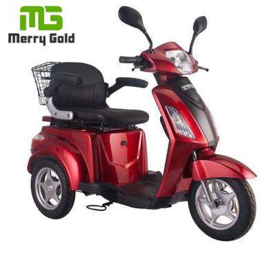 China Rear Turn Light + Stop Light 48V 500W Electric Scooter With Seats 3 Wheel Bag China for sale