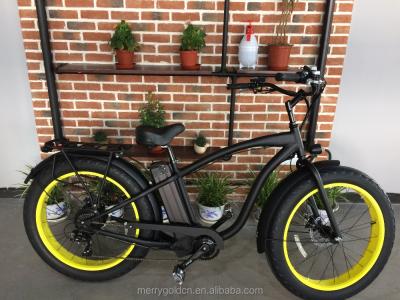 China Aluminum Alloy Male Style Fat Electric Bicycles 4.0inch Ebikes With Powerful 500W Motor for sale