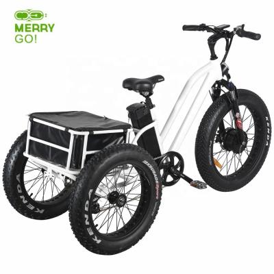 China PAS & Throttle 2021 48v 500w 750w Motor Popular Electric Bicycle Scooters Fat Cargo Bike for sale