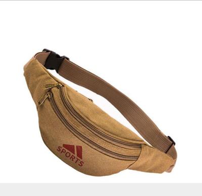 China 2019 New Water Proof Multifunctional Casual Men's Canvas Fanny Pack For Tight Running And Invisible for sale