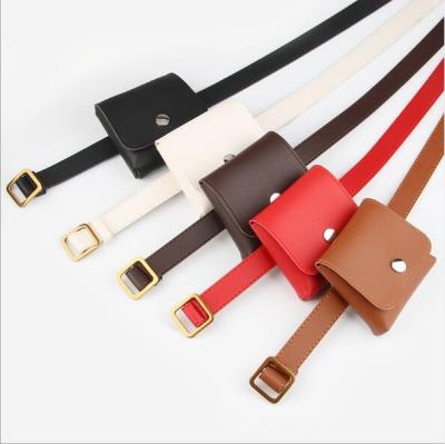 China Mobile Phone Soft Dual Function Belt Key Water Proof Vintage Fanny Waist Pack Decorative for sale