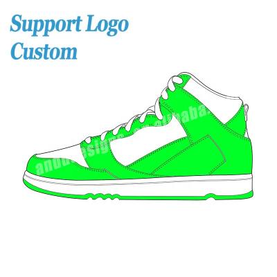 China Wholesale 2021 Fashion Trend Custom Shoes Basketball Shoes Brand Add Your LOGO Design Customized Sport Shoes for sale