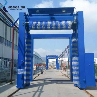 China Hot Galvanized Risense CB-730 Fully Automatic High Pressure Automatic Truck Wash Equipment / Frame Risense Bus And Truck Wash Machine for sale