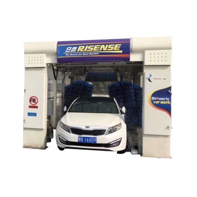 China New China-chic Risense car wash automatic machine tunnel with 9 brushes for sale