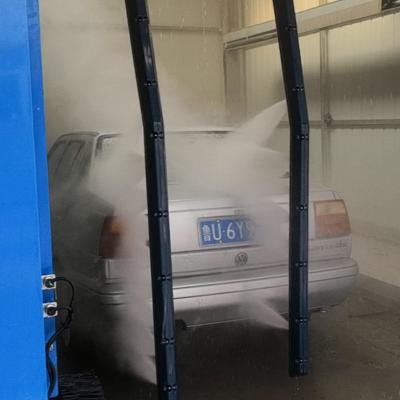 China DIP Galvanized Steel Frame Keep Whole Mach 360 Degree New Dual Arm Risense Touchless Car Wash Machine for sale