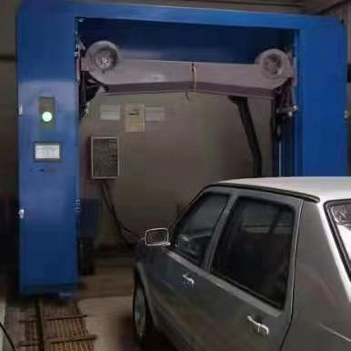 China Hop-DIP Galvanized Steel Frame Keep Whole Mach High Pressure Double Arms Touchless Car Wash System for sale