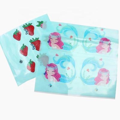 China Cold Plate Wholesale Skin Transfer Printing Sticker With Custom Cute Cartoon Logo for sale