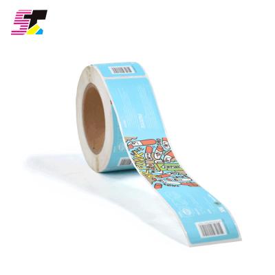 China Cartoon sticker custom private product printed label adhesive waterproof arrow vinyl adhesive sticker for sale