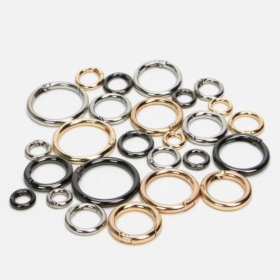 China Deepeel BF244 10-60mm Handbag Accessories Hardware Bag Decorative Handbag Luggage Key Chains Open O-rings Hug Spring Buckle for sale