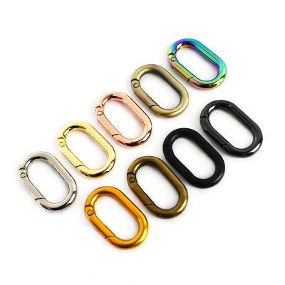 China Handbag Buckle Deepeel KY619 20/25/32 mm Bags Hardware Bag Strap Clip Buckle Handbag Hardware O-rings Spring Buckle for sale