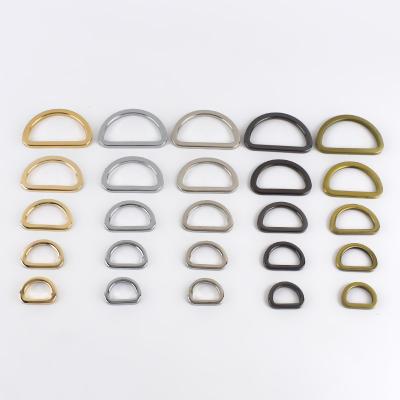 China Deepeel KY503 16/20/25/32/38mm Bag Purse Hardware Accessories DIY Bag Purse Chain Webbing Connecting Buckles Flat D Clip Purse Pet Collar Hardware Parts of bag for sale