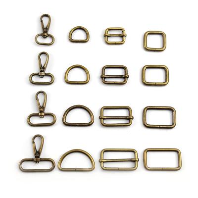 China Deepeel BF207 Bag Accessories 20/25/32/38mm Bag Accessories Purse Buckle D Ring Adjustable Hardware Lobster Buckle Snap Snap Hook Bag Hooks for sale