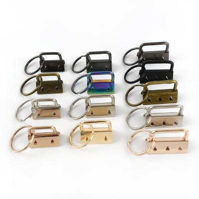 China Deepeel BK106 Bag Accessories 20/26/32 mm Metal Leather Key Ring Strap End Clips Clasp Wallet Chain Buckle Tail Clasp for sale