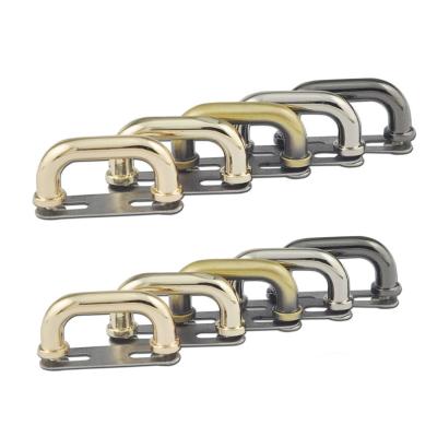 China Deepeel BF125 21mm Handbag Hardware Accessories Metal Arch Bridge Buckles Bags Handle D Ring Buckle Connector for sale