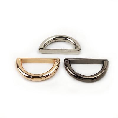 China Deepeel GD023 35mm Metal Handbag Strap Connection Buckles Bag Hardware Accessories D Ring Buckle for sale