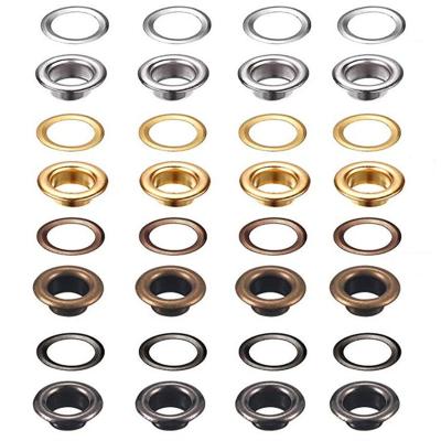 China Deepeel ZD018 10mm Grommet Copper Hardware Accessories Handbag Grommet For Garment Shoes Jeans Decor Bag Strap Rings Supplies Grommets Tool for sale