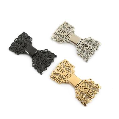 China Shoes Buckle Deepeel BF763 Handbag Hardware Accessories Shoes Decorative Bags Rivets Bowknot Buckle for sale