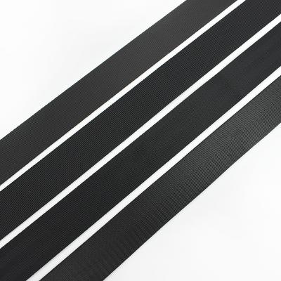 China Deepeel RD109 3.8cm Viable Clothing Sewing Accessories Bag Decorative Black Backpack Strap Parts Nylon Webbing for sale