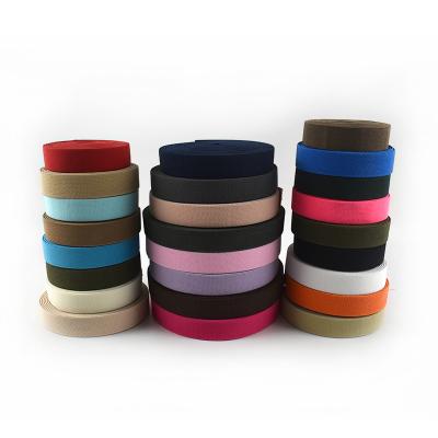 China Deepeel AP337 2.5CM Bags Garment Elastic Sewing Accessory Colored Double Sided Rubber Thick Nylon Elastic Bands for sale