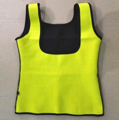 China Custom Logo Compression Neoprene Women Loose Antibacterial Weight Belly Sauna Sweat Vest Suit for sale