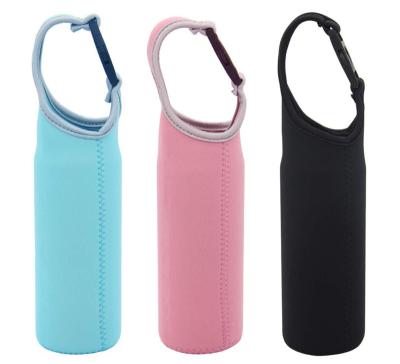 China Protect Cup Logo Champagne Portable Wine Bag Neoprene Eco-friendly Waterproof Neoprene Wine Sleeve Bottle Holder for sale