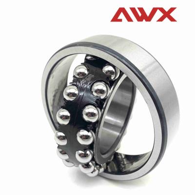 China 1215 Precision Steel Aligning Ball Bearings Double Row Smooth Operation for sale