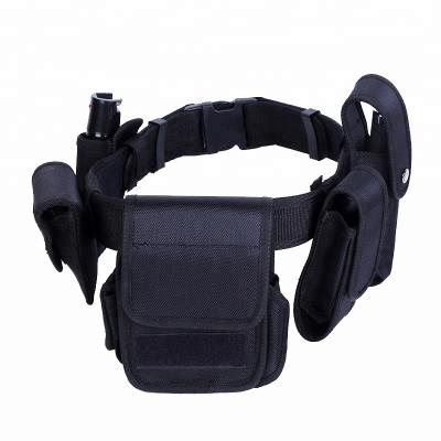 China Wholesale Multi-Functional PP Security Black Outdoor Rise Resistant Nylon Military Tactical Belt Customized for sale