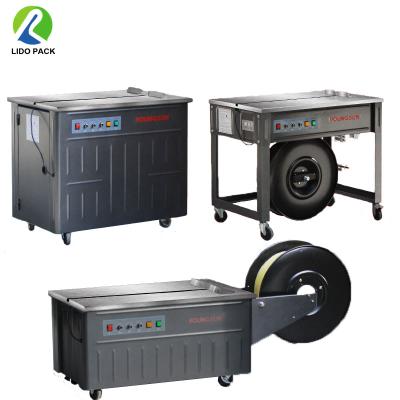 China Automatic Food Strapping Machine For Cardboard Boxes Factory Price Cheap Box Packing Strap Tool for sale