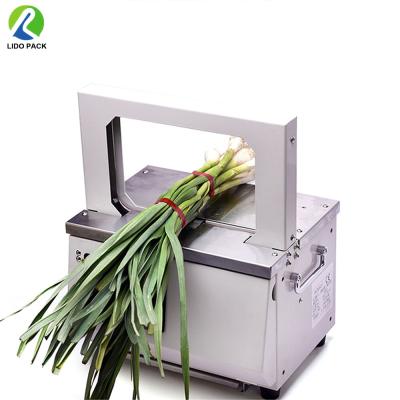 China Mini small money / food paper assembling strapping machine and opp band machine for 20 mm and 30 mm width for sale