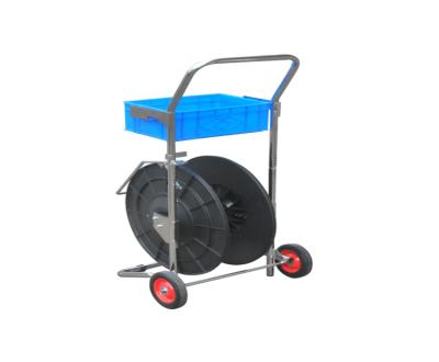 China H500 Large Storage Strapping Dispenser Used PP/PET Strap Rolled Vehicles Racing Storage Tape Tool Trolley for sale