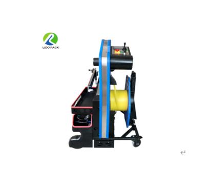 China Semi-auto Food Pallet Portable Movable Ergonomic Pallet Strapping System Handheld Strapping Machine for sale