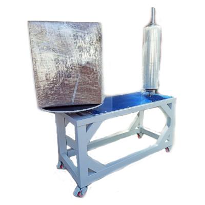 China Automatic Small Food Carton Box Pallet Wrapping Manual Wrapping Stretch Wrap Machine for sale