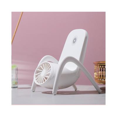 China Rechargeable Stand Mini Rechargeable Mobile Phone Fans Portable Rechargeable Portable Electric Desktop Fan for sale