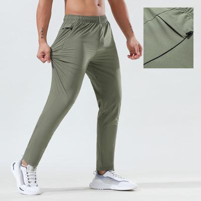 China New Lulu Sports Breathable Pants For Men's Summer Slim Loose Breathable Ice Silk Outdoor Leisure Fitness Running Shaping Quick Dry Pants for sale