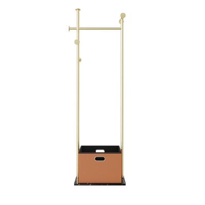 China (Other) Adjustable Modern Minimalist Multifunctional Shoe Cabinet Village Coat Rack for sale