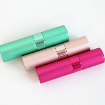 China Cosmetic Twist Up Perfume Refillable Aluminum Atomizer Aluminum Twist Up Atomizer Twist Spray Perfume for sale