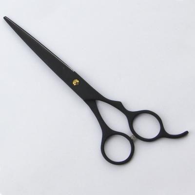 China 8 Inch Luster SS Dog Cutting Scissors With Black Titanium Coating for sale