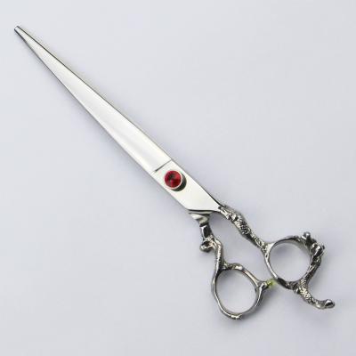 China Beautiful 8.5 Inch Dog Hair Cutting Scissors For Grooming Dogs for sale