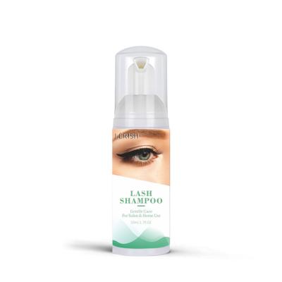 China Lerish Safe Private Label Custom Make Your Own Vegan Wholesale Scented Eyelash Shampoo Foam Cleaner for sale