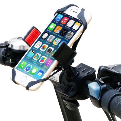 China 2018 ABS Material Universal Motorcycle Support Handlebar Bicycle Mount Bike Mobile Phone Holder for Smartphone for sale